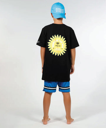Hello Stranger People Of The Sun SS Tee - Black Yellow